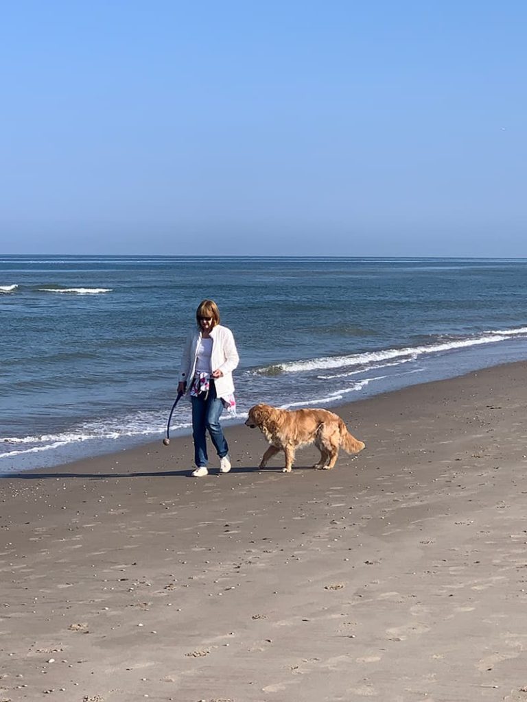 Aan Zee met de hond