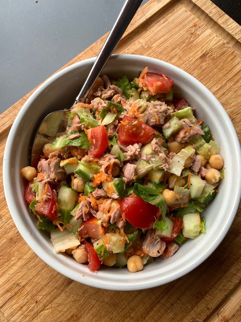 Kikkererwtensalade Met Tonijn [eiwitrijke Lunchsalade] - SmaakvolNH