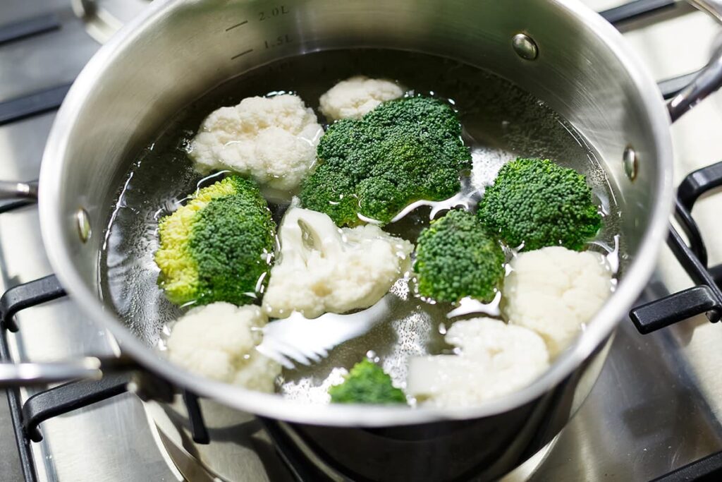 Broccoli koken in water