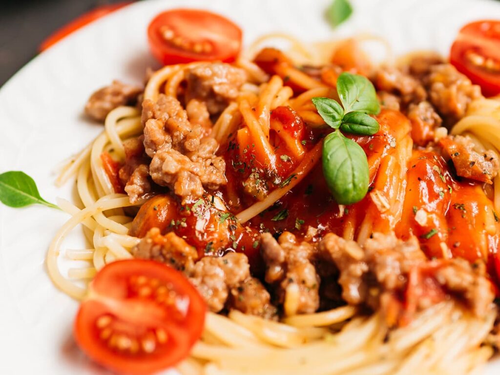 Spaghetti met bolognesesaus