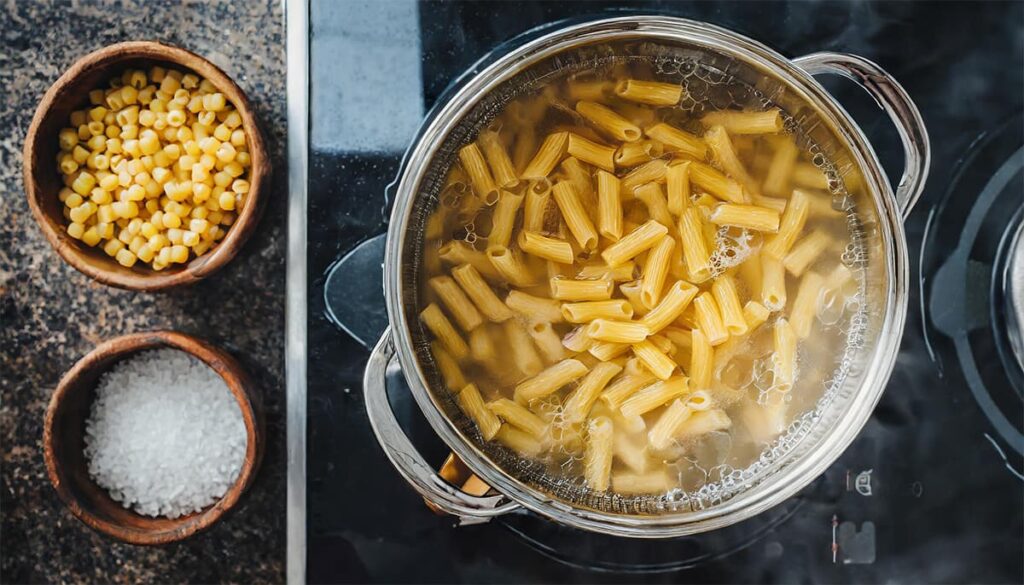 Hoelang macaroni koken