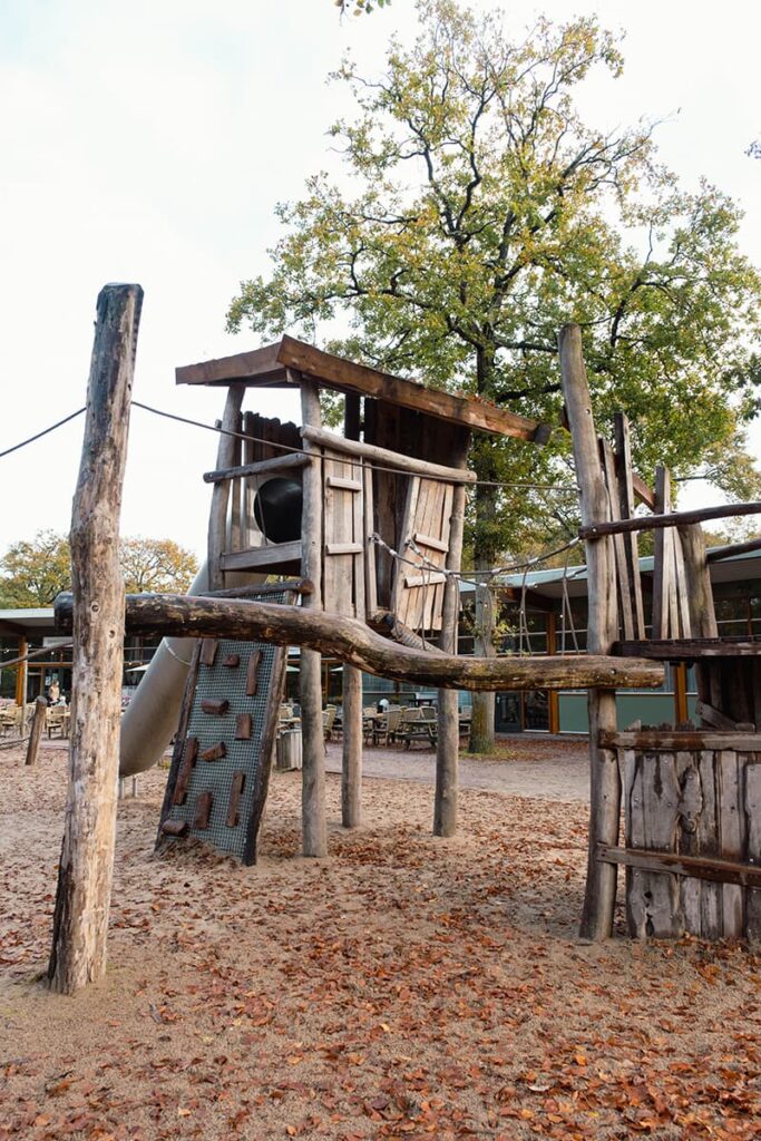 Kennemerduinen speeltuin in het bos op de camping