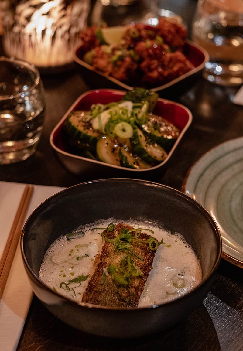 Kleine Aziatische gerechten bij Labo Cao