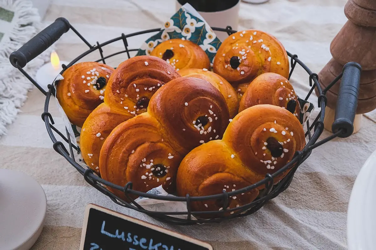 Zweedse lussekatter van Thor's Bakery