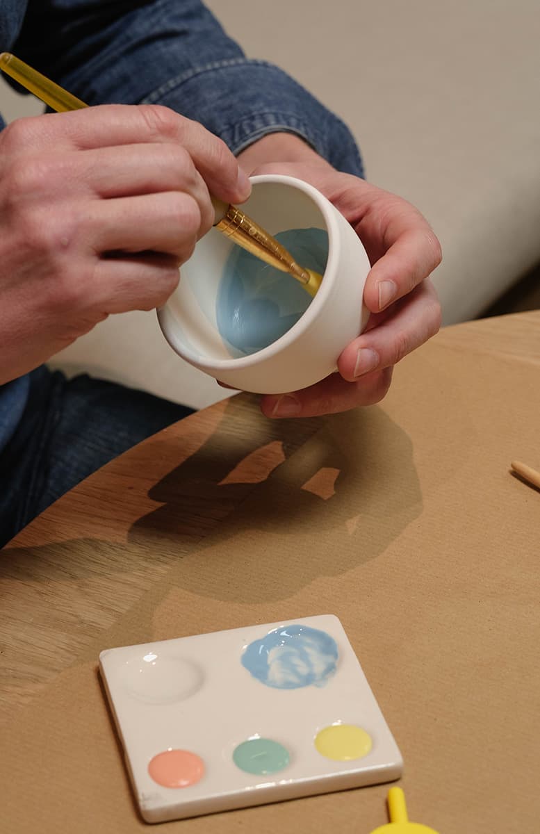 Keramiek schilderen in Hoorn bij Fika Creative Café