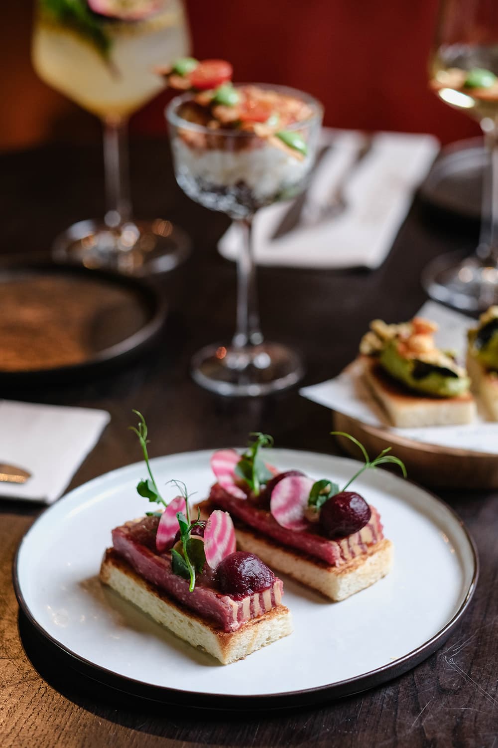 Eetbare schilderijtjes bij Bistro Op 3 in Medemblik