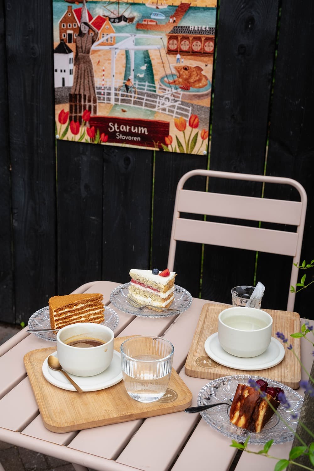 Genieten van Eva haar creaties en koffie van Horacio